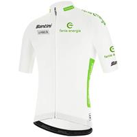 Santini La Vuelta Witte 2020 fietsshirt met korte mouwen, voor heren, Fiets sh