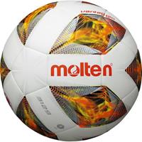 Molten Fussball Jugend Ball Leichtball F5A3-O weiß/orange/silber