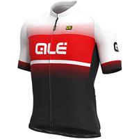 ALE Alé Solid Blend Cycling Jersey - Black/Red