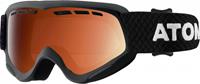 Atomic Savor Junior Skibrille Farbe: black, Scheibe orange)