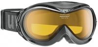 Uvex Skibrille Hurricane Farbe: 0229 black, double lens/lasergold lite S1))