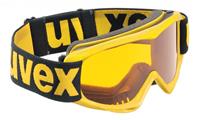 Uvex Snowcat Skibrille Farbe: 6649 yellow, single lens, lasergold lite)