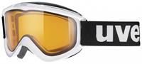 Uvex Rennskibrille FX Race Farbe: 0029 white, double lens, lasergold lite)