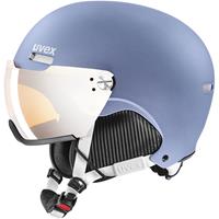 Uvex HLMT 500 Visor skihelm met vizier blauw, 52-55 cm