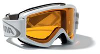 Alpina Smash 2.0 Doubleflex Skibrille Farbe: 111 weiß, Scheibe: DOUBLEFLEX HICON S2))