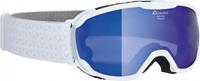 Alpina Pheos Junior Mirror Skibrille Farbe: 811 white, Scheibe: MIRROR blue S3))