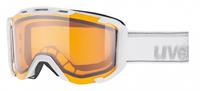 Uvex Snowstrike Skibrille Farbe: 1029 white mat, lasergold lite/clear)