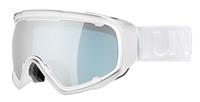 Uvex Jakk Sphere Skibrille Farbe: 1030 white mat, mirror silver S2))