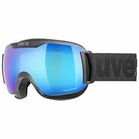 Uvex Downhill 2000 small CV Skibrille Farbe: 2830 black mat, mirror blue/colorvision green S2))