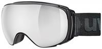 Uvex Sportiv Full Mirror Skibrille Farbe: 2030 black, mirror silver/clear)