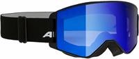 Alpina Narkoja HM Skibrille Farbe: 832 black, Scheibe: Mirror, blue S3))