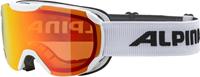 Alpina Thaynes HM Skibrille Farbe: 811 white, Scheibe: Hicon Mirror, orange S2))