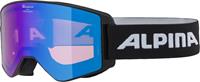 Alpina Narkoja HM Skibrille Farbe: 833 black, Scheibe: Mirror, blue S2))