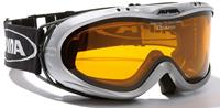 Alpina Opticvision Brillenträger Skibrille Farbe: 121 silber, Scheibe: DOUBLEFLEX)