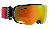 Alpina Granby S Multimirror Skibrille Farbe: 831 schwarz matt, Scheibe: MULTIMIRROR rot)
