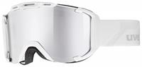 Uvex Snowstrike Litemirror Skibrille Farbe: 1026 white, mirror silver/lasergold lite)