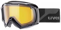 Uvex Apache 2 Lasergold Skibrille Farbe: 2029 black, lasergold lite/clear, double lens cylindric)
