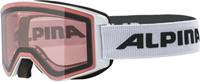 Alpina Narkoja Quattroflex Skibrille Farbe: 011 white, Scheibe: QUATTROFLEX S1))