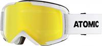 Atomic Savor M Stereo Brillenträger Skibrille Farbe: white, Scheibe yellow stereo)