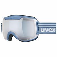 Uvex Skibrille Downhill 2000 Full Mirror Farbe: 4030 lagune mat, mirror silver/blue S2))