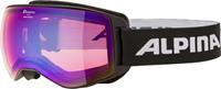 Alpina Naator HM Skibrille Farbe: 832 black, Scheibe: Hicon Mirror, blue S2) sphärisch)