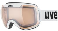 Uvex Downhill 2000 V Skibrille Farbe: 1030 white, mirror silver/variomatic clear S1-S3))