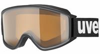 Uvex g.gl 3000 P Brillenträgerskibrille Farbe: 2030 black mat, polavision/brown clear S1))