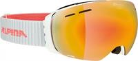 Alpina Granby HM Skibrille Farbe: 812 white, Scheibe: MULTIMIRROR red)