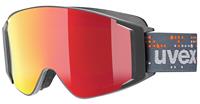 Uvex g.gl 3000 Take Off Skibrille Brillenträger Farbe: 5130 anthracite mat, mirror red/lasergold lite/clear S1/S3))