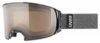 Uvex Craxx Brillenträgerskibrille Farbe: 2021 black metallic, polavision brown/clear)