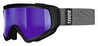 Uvex Jakk Take off Skibrille Farbe: 2226 black mat, double lens cylindric, litemirror blue, lasergold lite/clear)