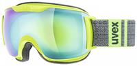 Uvex Skibrille Downhill 2000 small Full Mirror Farbe: 7026 lime/grey mat, mirror green/clear)