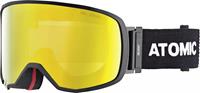 Atomic Revent L Stereo Brillenträger Skibrille Farbe: black, Scheibe yellow stereo)