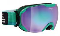 Alpina Pheos Small HM Skibrille Farbe: 871 coldgreen matt, Scheibe: MIRROR green)
