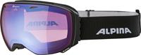 Alpina Big Horn Skibrille Farbe: 836 black matt, Scheibe: MIRROR blue S2))