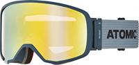 Atomic Revent L Stereo Brillenträger Skibrille Farbe: blue, Scheibe pink yellow stereo)