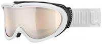 Uvex Comanche VLM Brillenträger Skibrille Farbe: 1030 white mat, litemirror silver variomatic/polavision/clear)