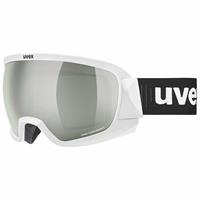 Uvex Contest CV Skibrille Farbe: 1030 white mat, mirror silver/colorvision green S3))