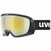 Uvex Contest CV Skibrille Farbe: 2030 black mat, mirror gold/colorvision green S2))