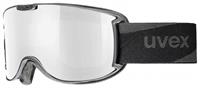 Uvex Skyper Variopola Skibrille Farbe: 2226 black mat, litemirror silver/polavision/variopola)
