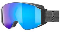 Uvex g.gl 3000 Take Off Skibrille Brillenträger Farbe: 4030 black mat, mirror blue/lasergold lite/clear S1/S3))