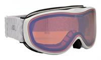 Alpina Challenge 2.0 QM Skibrille Farbe: 812 weiß, Scheibe: QUATTROFLEX MIRROR silber)