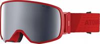 Atomic Revent Large Skibrille Farbe: red, Scheibe silver stereo HD)