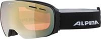 Alpina Granby QM Skibrille Farbe: 833 black matt, Scheibe: QUATTROFLEX MIRROR gold S2))