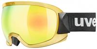 Uvex Contest Full Mirror Chrome Skibrille Farbe: 6030 gold chrome, mirror gold/clear)