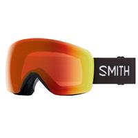 SMITH SKYLINE | Ski-Sonnenbrille | Unisex | Fassung: Kunststoff Schwarz | Glasfarbe: Orange