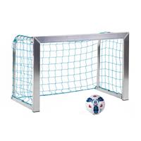 Sport-Thieme Mini-Trainingstor mit anklappbaren Netzbügeln, Inkl. Netz, blau (MW 10 cm), 1,20x0,80 m, Tortiefe 0,70 m