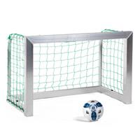 Sport-Thieme Mini-Fußballtor, vollverschweißt, Inkl. Netz, blau (MW 10 cm), 1,20x0,80 m, Tortiefe 0,70 m