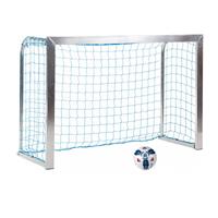 Sport-Thieme Mini-Trainingstor mit anklappbaren Netzbügeln, Inkl. Netz, blau (MW 10 cm), 1,80x1,20 m, Tortiefe 0,70 m