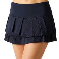 Lucky in Love Wavy Pleat Tier Rock Damen